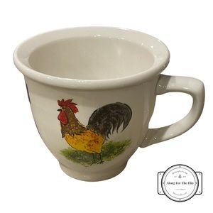 Countryside Tabletops Unlimited Rooster Coffee Mug 10 Ounce